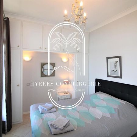 Apartamento T3 Standing-Splendide Vue Mer - Piscine Parking By Hc Hyères Exterior foto